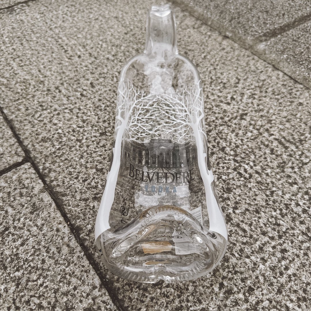波兰雪树伏特加酒瓶盛盘 收纳盘 - 收纳用品 - 玻璃 