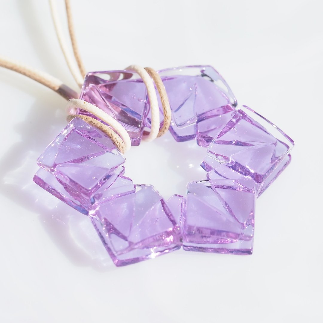 [Special] Crystal Glass (Crystal [Magic]) Necklace [Made-to-Order] - 项链 - 玻璃 紫色