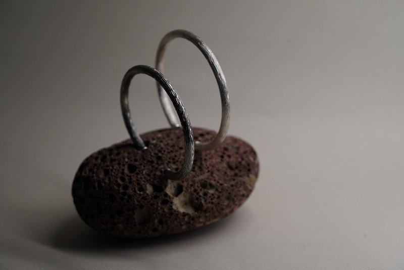 925银桧木手镯 (单件) (MW B1062) - 手链/手环 - 纯银 