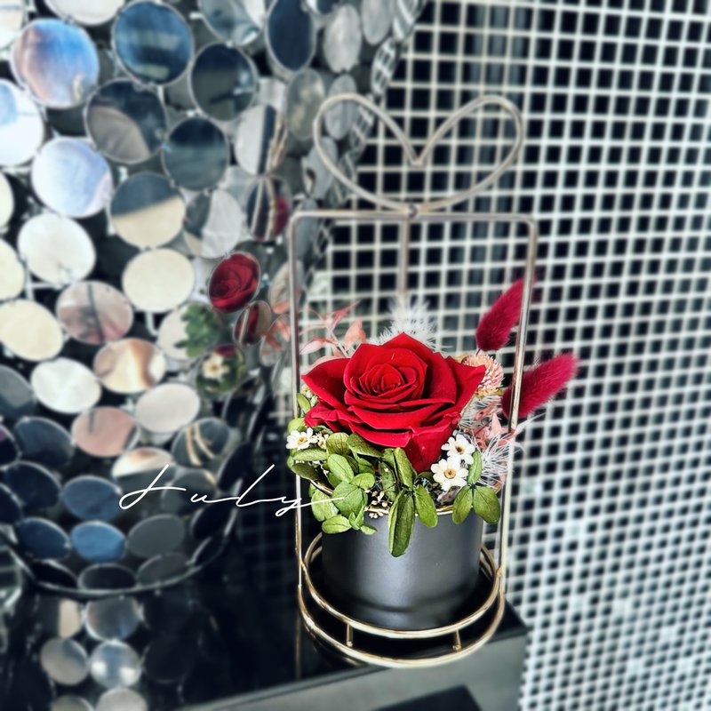 开幕庆贺 生日礼物 新居落成 永生花 干燥花 黑红色系 限自取 - 干燥花/捧花 - 植物．花 