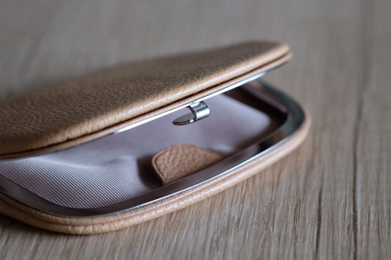 超薄天沟零钱盒【裸色】 - 零钱包 - 真皮 多色