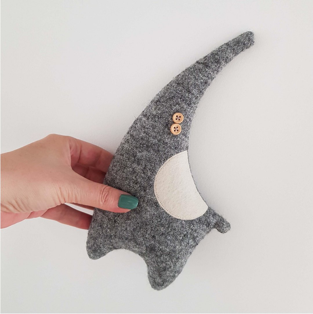 Stuffed elephant PDF sewing pattern and tutorial in English, Digital download - 手工艺教程/工具书 - 其他材质 