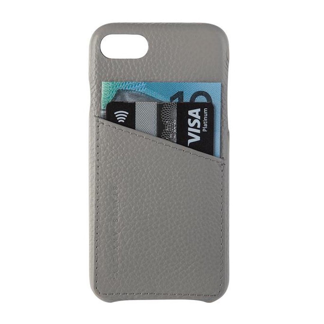 HUNTER AND FOX iPhone手机壳_Light Grey / 浅灰色 - 手机壳/手机套 - 真皮 灰色