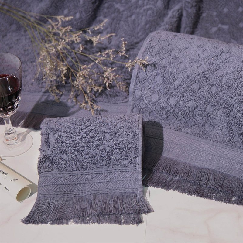 谜 | 小毛巾 面巾 浴巾| 葡萄牙制造|全棉吸水亲肤|居家质感好物 - 毛巾浴巾 - 棉．麻 蓝色