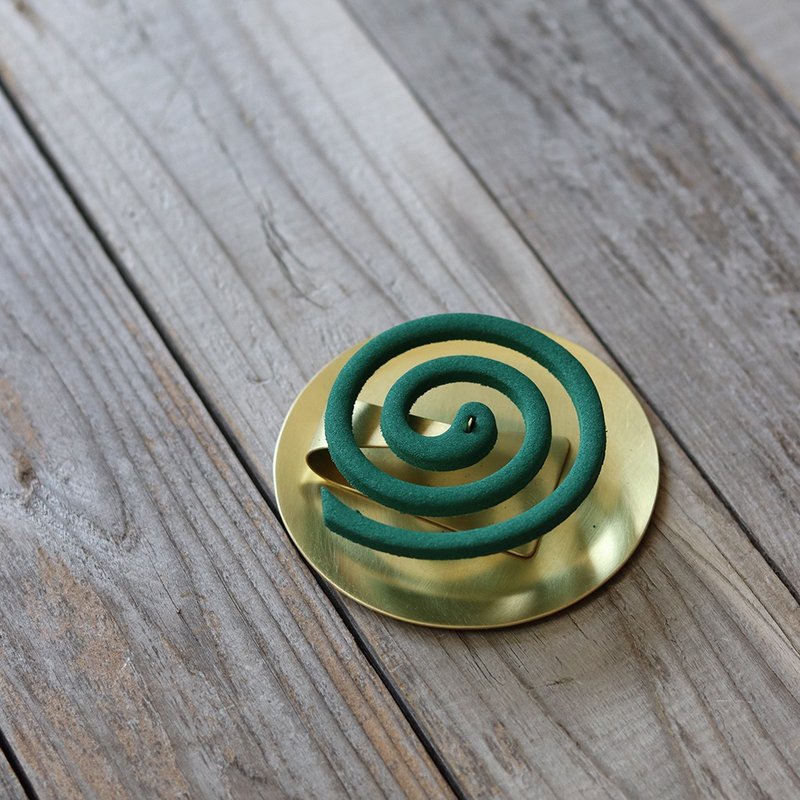 Small brass mosquito coil stand - 防蚊用品 - 铜/黄铜 金色
