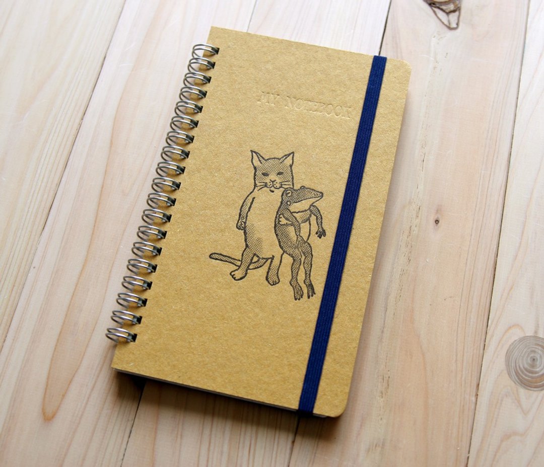 B6 deformed ring notebook Nakayoshi yellow - 笔记本/手帐 - 纸 黄色