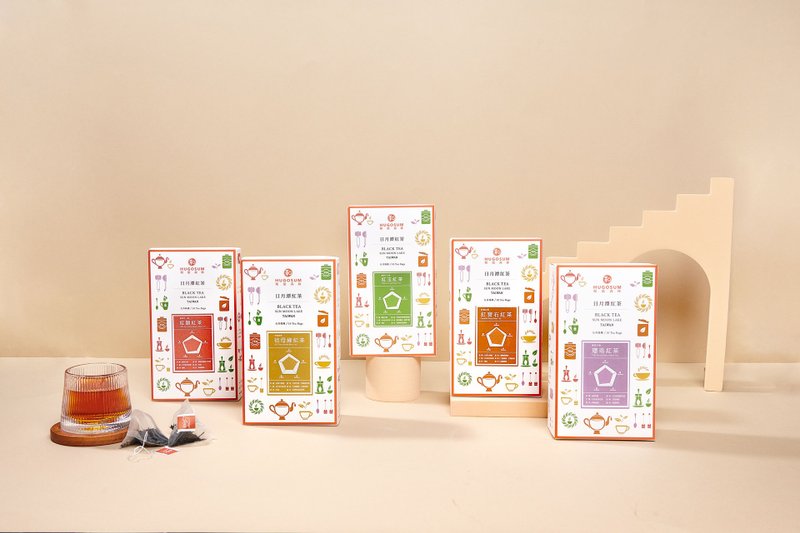 【台湾日月潭红茶】品茶职人系列16入茶包 - 茶 - 纸 多色