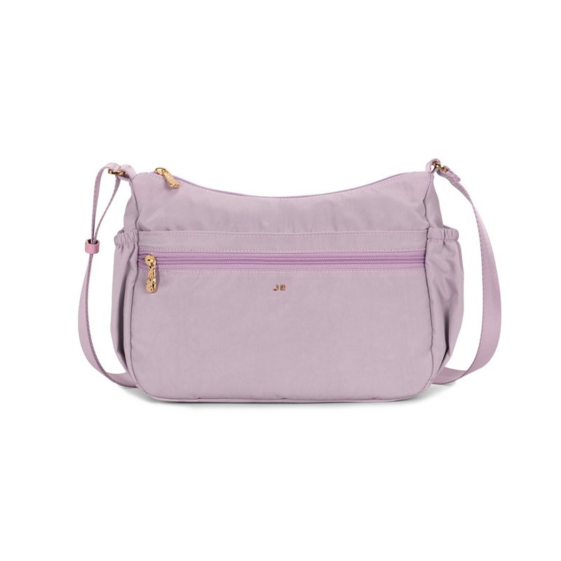 斜背包 蜜特大容量防泼水斜背包-7006-12-多色任选 - 侧背包/斜挎包 - 尼龙 紫色