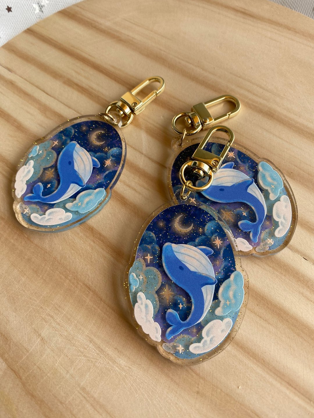 Glitter Acrylic Keychain - 吊饰 - 压克力 