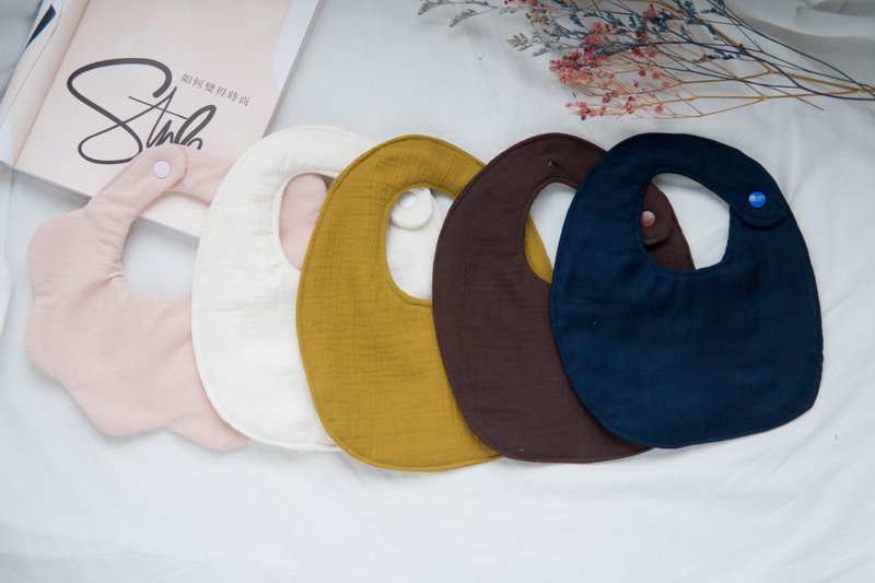 素旧系列 | 围兜兜 | 口水巾 - 围嘴/口水巾 - 棉．麻 多色