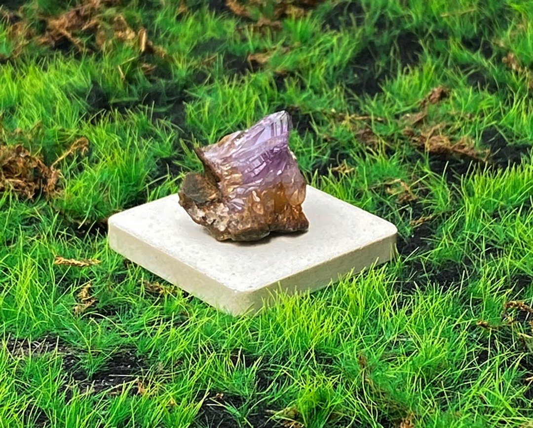能量摆饰-天然原皮原矿造型紫晶簇 紫水晶 财运水晶 快速出货 - 摆饰 - 水晶 紫色
