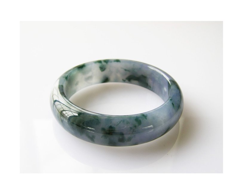 紫罗兰 翡翠 手镯 天然A货 - 手链/手环 - 玉石 紫色