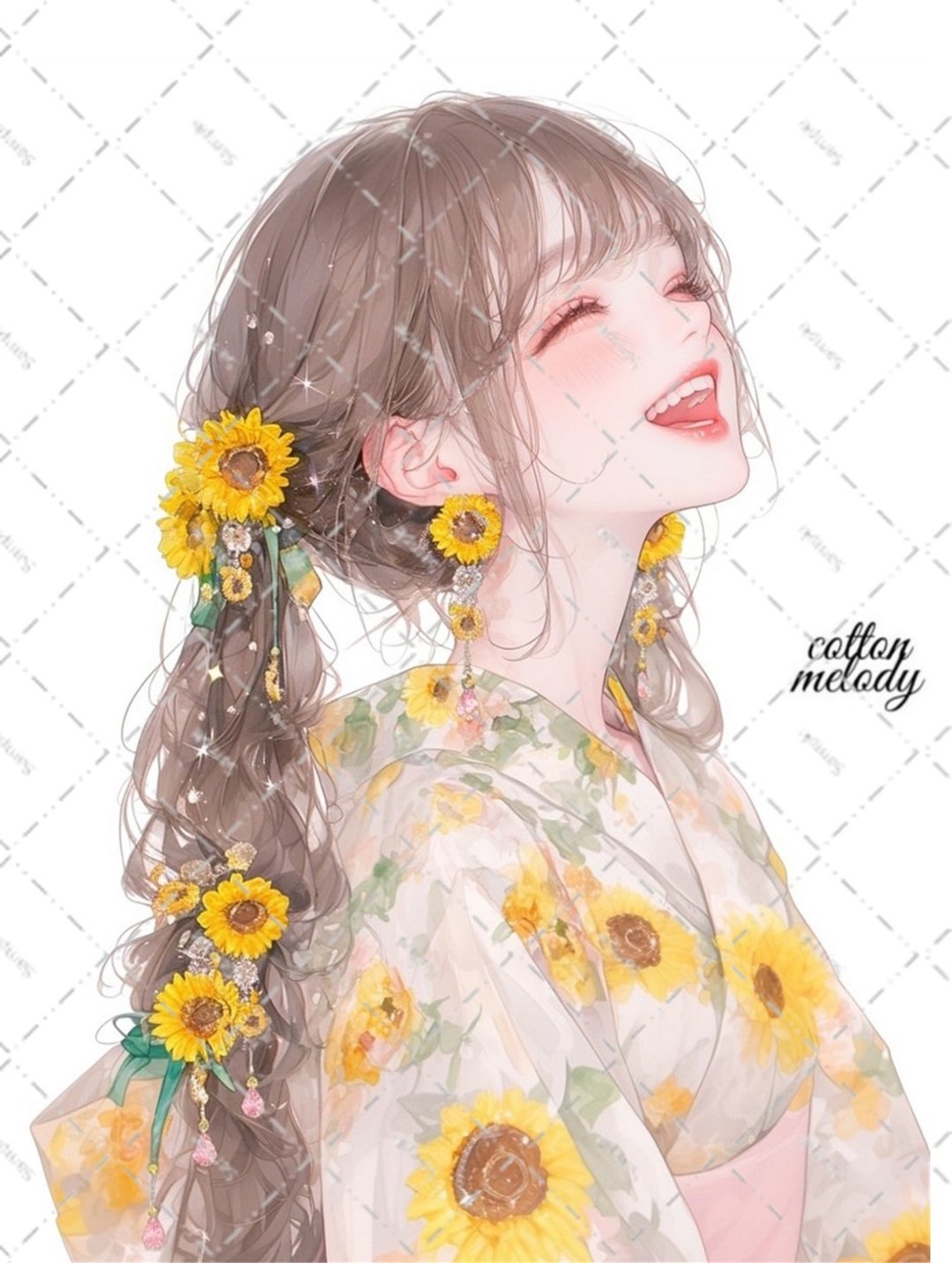 原创贴纸 no.6157 人物贴纸 原创贴纸 女孩贴纸 原创人物贴纸 - 贴纸 - 纸 