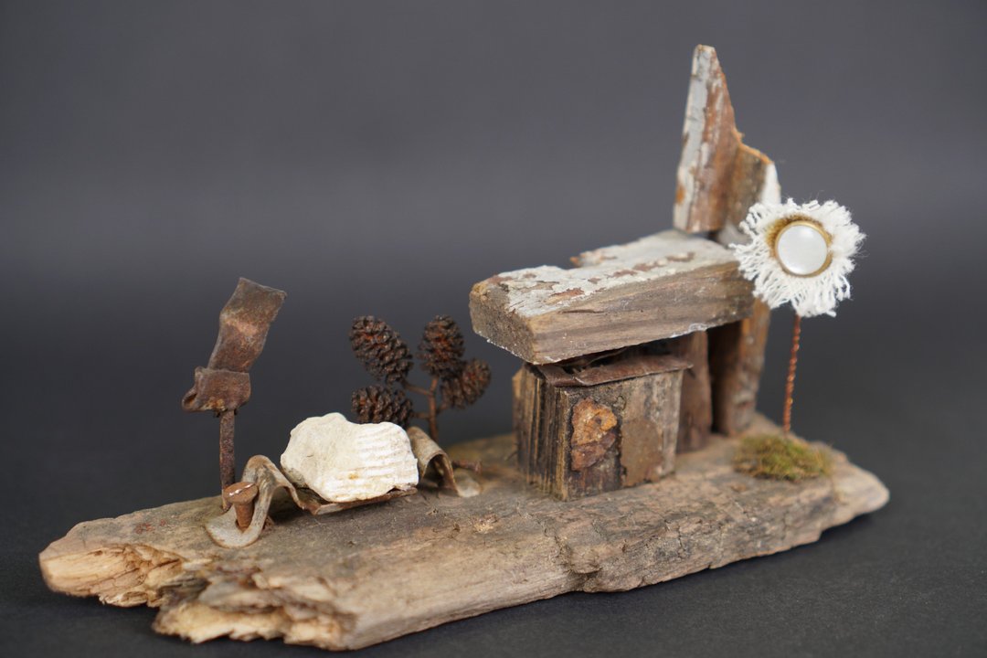 Wood Museum of Modern Art_scrap wood - 摆饰 - 木头 咖啡色