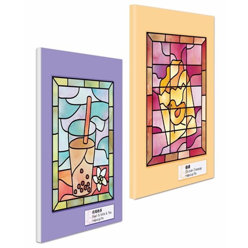 【Mapus】一面珍奶一面鸡排很划算的笔记本 - 笔记本/手帐 - 纸 多色