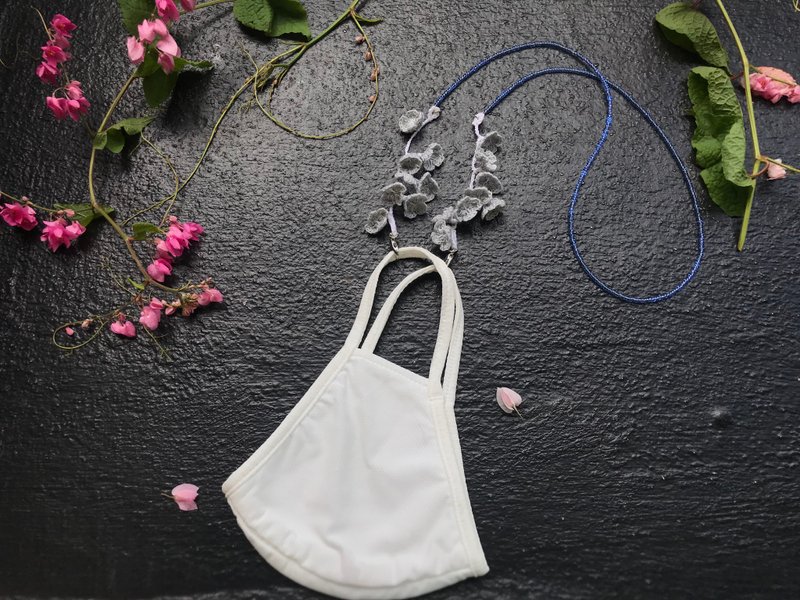 禮物 口罩鍊、眼鏡鍊兩用Mask Strap Chain of Love|Sunglass No9 - 口罩 - 贵金属 银色