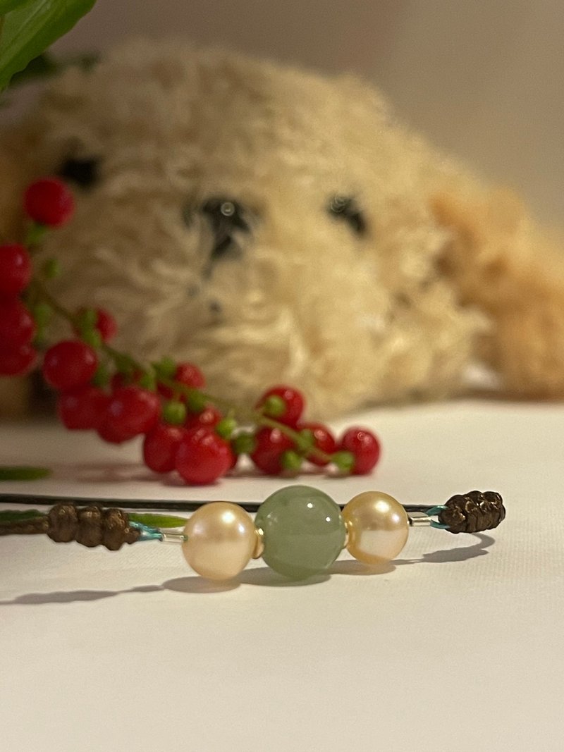 圆珠单珠翡翠手环 缅甸玉 无优化 天然A货翡翠 底质细致 冰油润 - 手链/手环 - 玉石 多色