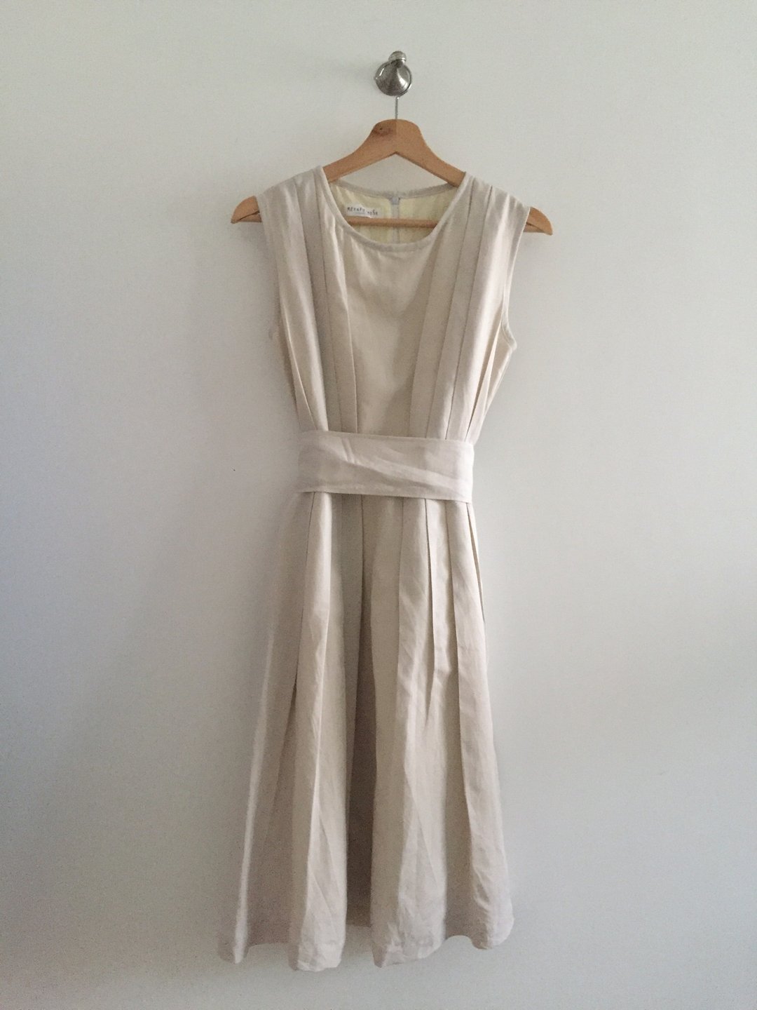 19sale Etude Dress 无袖亚麻夏日洋装 S - 洋装/连衣裙 - 棉 