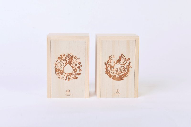 点茶1869台湾茶系列-鸟语花香双入茶组 - 茶 - 木头 