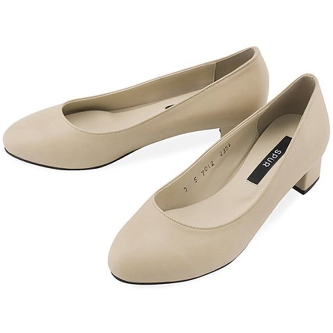 Pre-order – SPUR 简约高跟鞋 OS7012 BEIGE - 其他女款皮鞋 - 人造皮革 