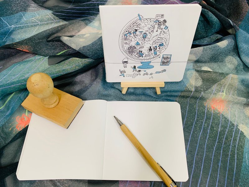 空白随身绘图手帐 / 封面创作者 - 谭思苹 / Friendship - 笔记本/手帐 - 纸 