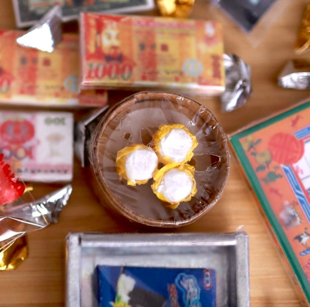 新品 - 微缩模型 清明系列 纸扎祭品 纸扎烧卖 - 预售 - 摆饰 - 纸 