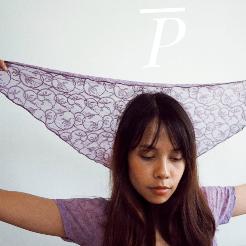 Women Head Scarf (Purple), Hairband, Headband - 发饰 - 聚酯纤维 紫色