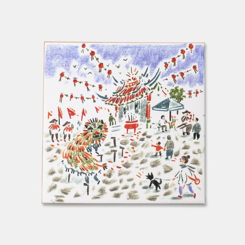 油梦招吸油面纸-栀子花香(来福游台北之旺旺慈佑宫) 台湾纪念品/ - 脸部清洁/卸妆用品 - 浓缩/萃取物 