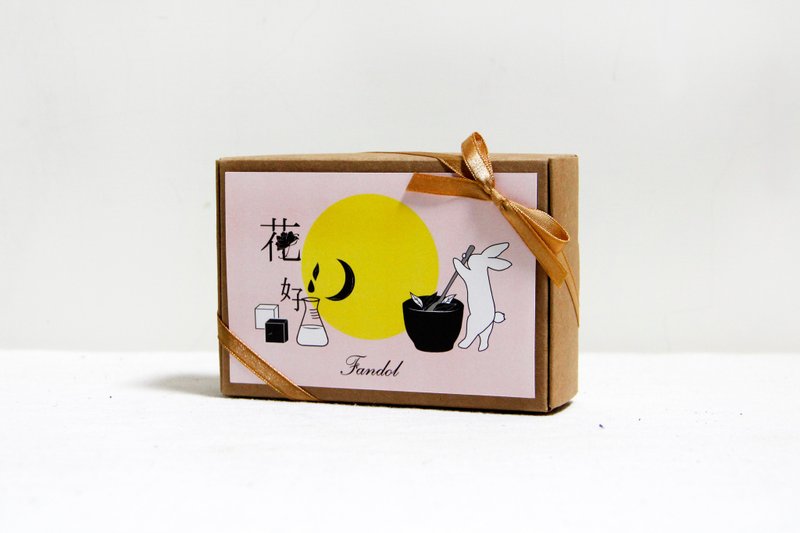 花好月圆 玉兔制皂 中秋限定礼盒 - 其他 - 植物．花 粉红色