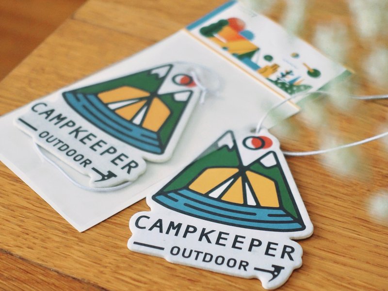 CAMPKEEPER Air Freshener 与山与海 香氛片(山调) - 香薰/精油/线香 - 纸 多色