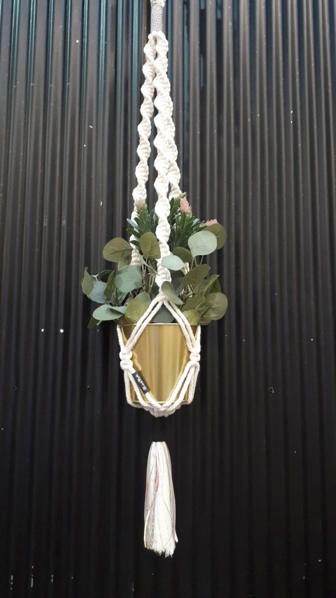 PLANT HANGER  PARADISETONE LONG TASSELS - 植栽/盆栽 - 其他材质 白色