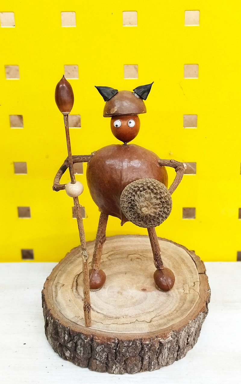 海盗船长-果实种子艺术创作 - 摆饰 - 其他材质 