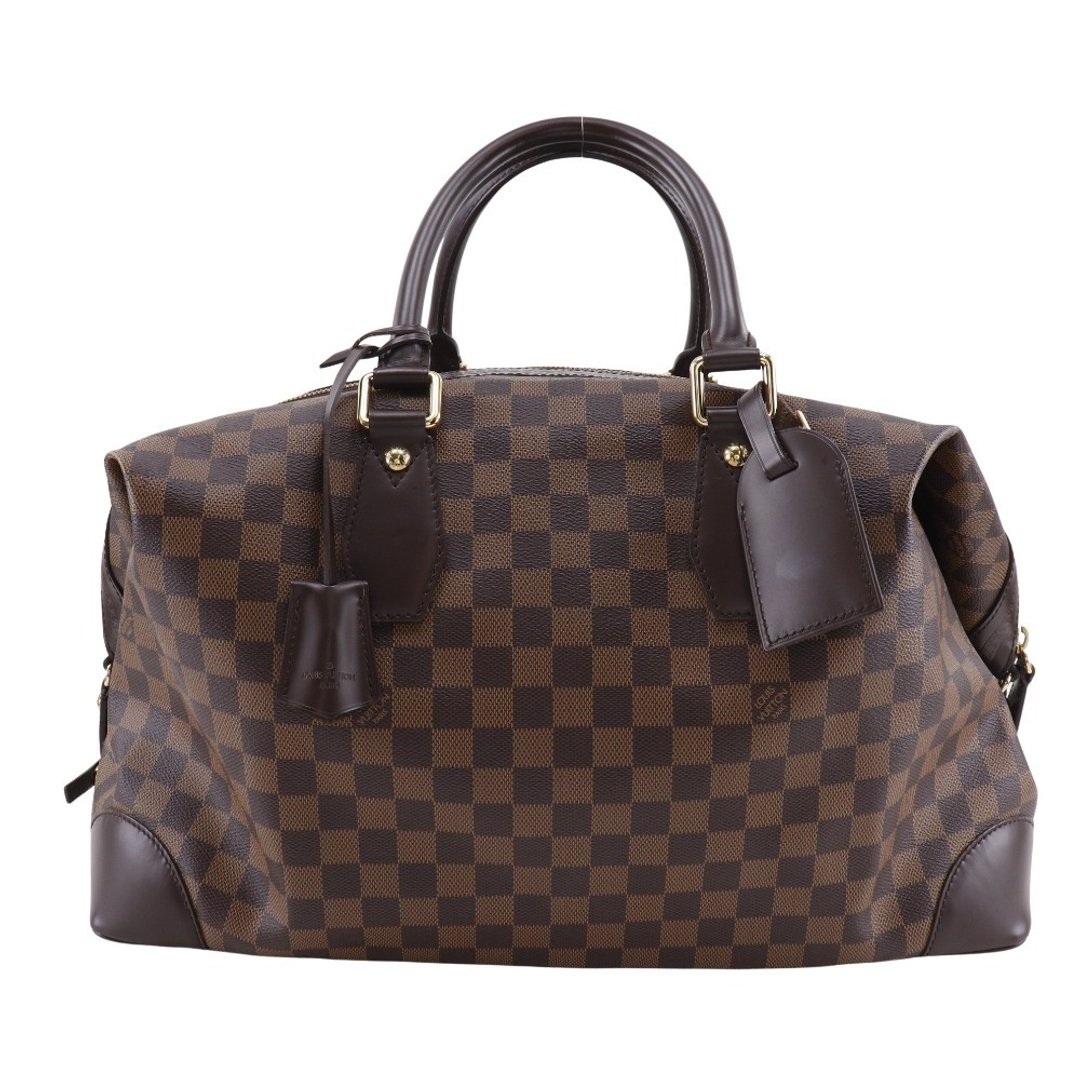 【日本直送】路易威登 LOUIS VUITTON VAVAL 波士顿包 N41537 Damier Ebene 帆布 棕色 CE0026 男女皆宜【二手】 - 手提包/手提袋 - 人造皮革 咖啡色