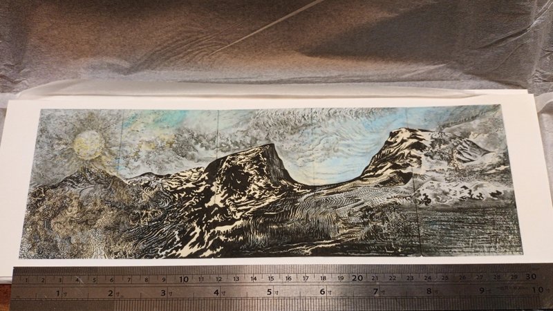 Liuyingchieh Lapporten Abisko 艺术微喷 Giclée 瑞典山水 北极 - 海报/装饰画/版画 - 纸 蓝色