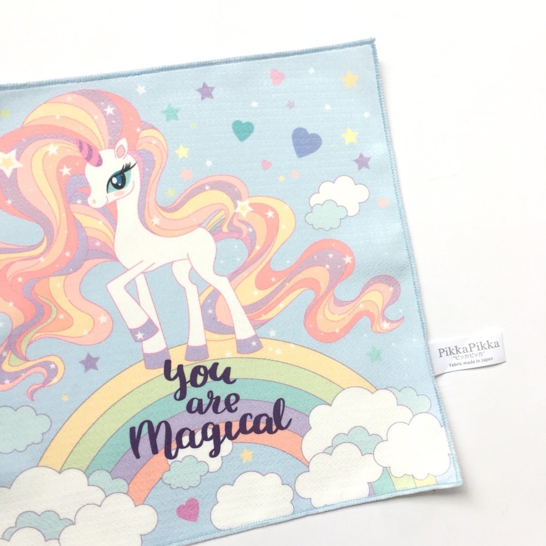 梦幻系列_彩虹小马-粉蓝 / Little Pony-blue | 洗脸布 - 脸部清洁/卸妆用品 - 其他材质 粉红色