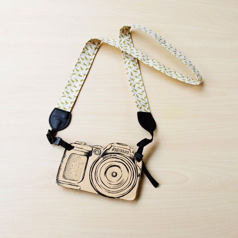 相机背带/台湾八哥4号/橄榄绿 - 相机背带/脚架 - 棉．麻 
