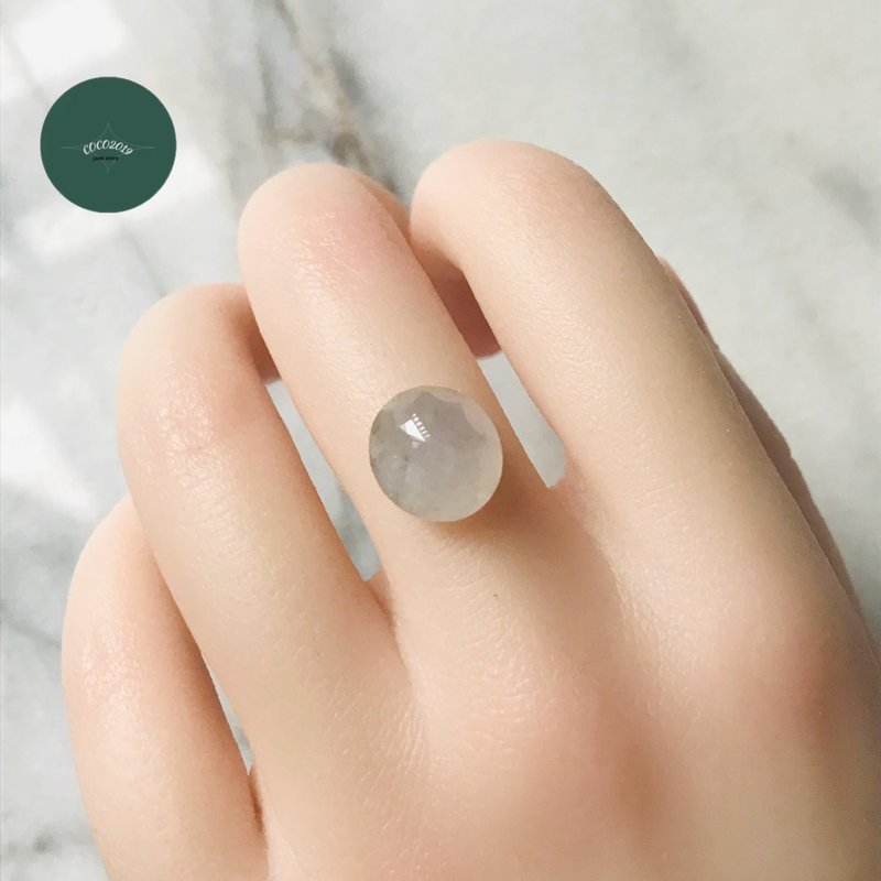 翡翠 缅甸产 冰种翡翠 裸石 大颗粒 - 其他 - 玉石 白色