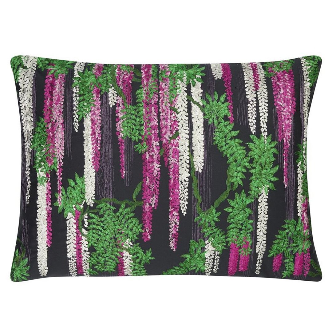 英国抱枕/靠枕 Wisteria Alba Magenta - 60x45cm - 枕头/抱枕 - 其他材质 多色