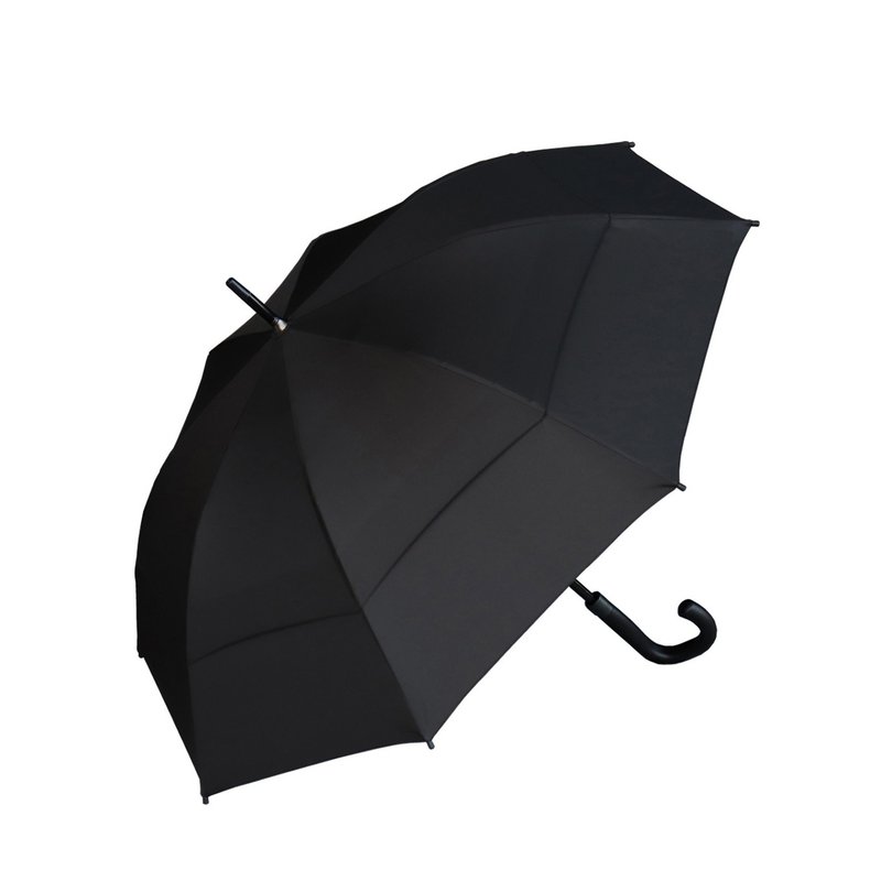 嘉云制伞 JIAYUN - 23寸抗风直骨伞 UPF50+ - 雨伞/雨衣 - 其他材质 黑色