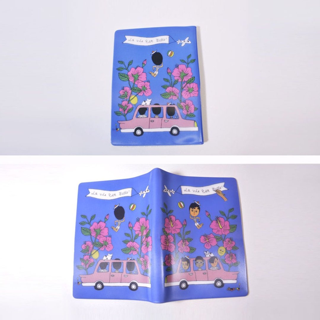 粉红车护照夹 - 护照夹/护照套 - 塑料 粉红色