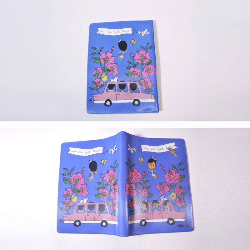 粉红车护照夹 - 护照夹/护照套 - 塑料 粉红色