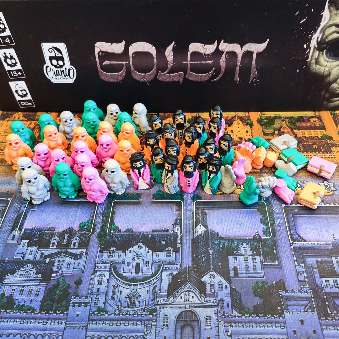 与 Golem 棋盘游戏兼容的豪华玩家标记 - 桌游/玩具 - 其他材质 