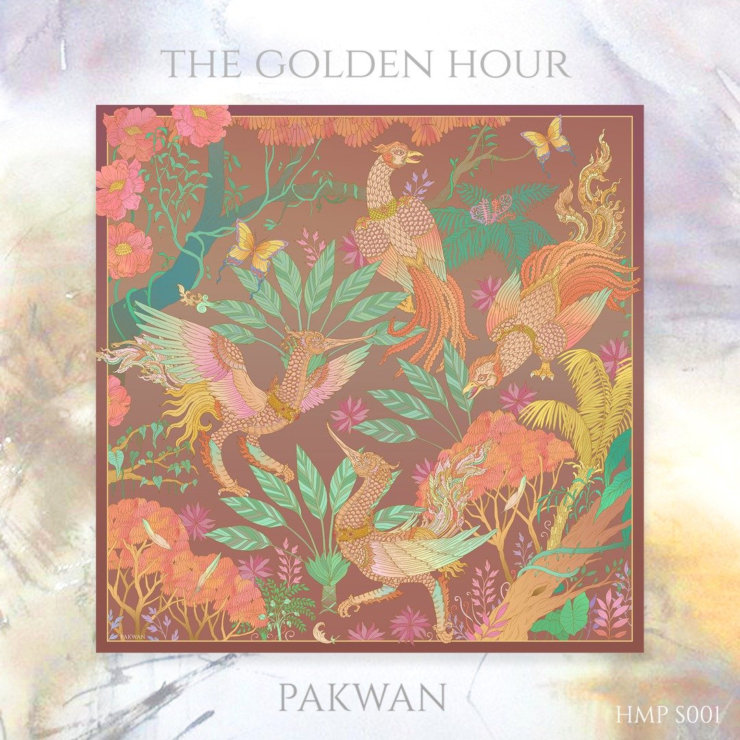 围巾 PAKWAN The Golden Hour scarf - 丝巾 - 聚酯纤维 咖啡色