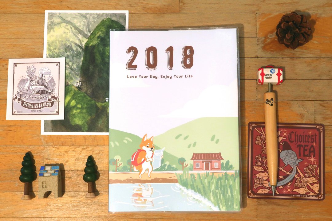 迪梦奇 2018 发现新农历 - 乡间小路 - 笔记本/手帐 - 纸 多色