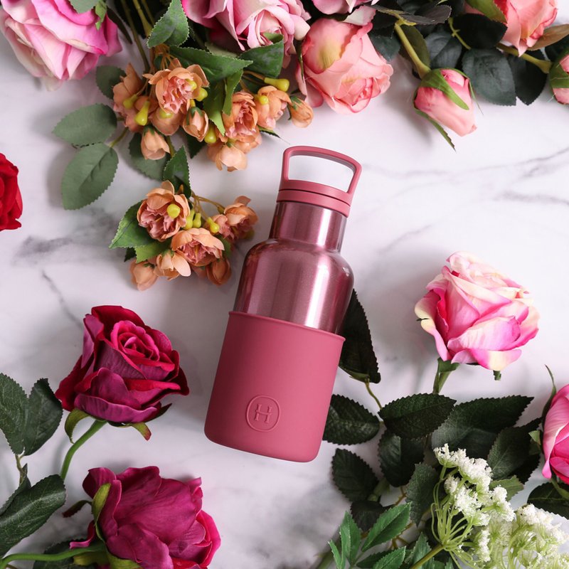 【超人气新品】酒红-玫瑰金 360 ml - 保温瓶/保温杯 - 不锈钢 粉红色