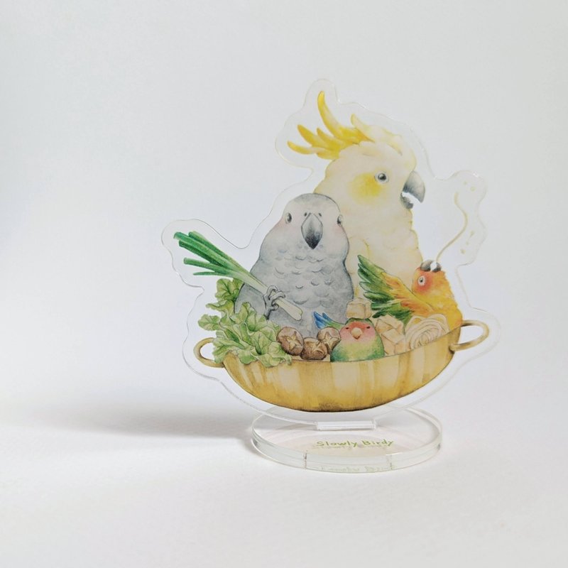 鸟鸟火锅压克力立牌 - 摆饰 - 压克力 多色