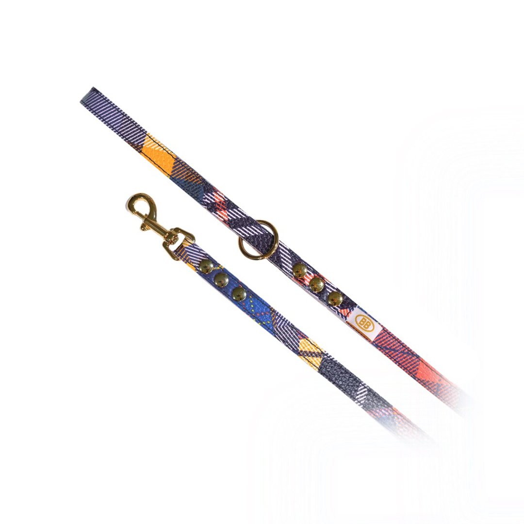 加拿大Buddy Belts手工真皮牵绳-苏格兰纹-Elite - 项圈/牵绳 - 真皮 