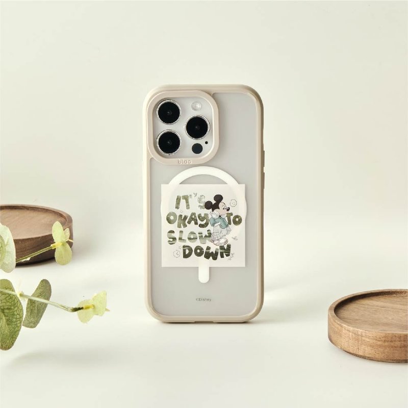 Disney Life-米奇的慢生活极光雾透MagSafe iPhone手机壳 - 手机壳/手机套 - 塑料 多色