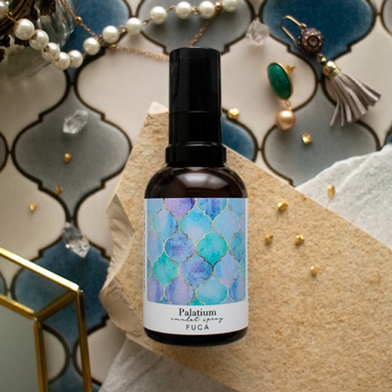 神秘乳香枕头喷雾 [Palatium] 天然精油与高贵香氛，蕴含历史韵味 - 香薰/精油/线香 - 玻璃 紫色
