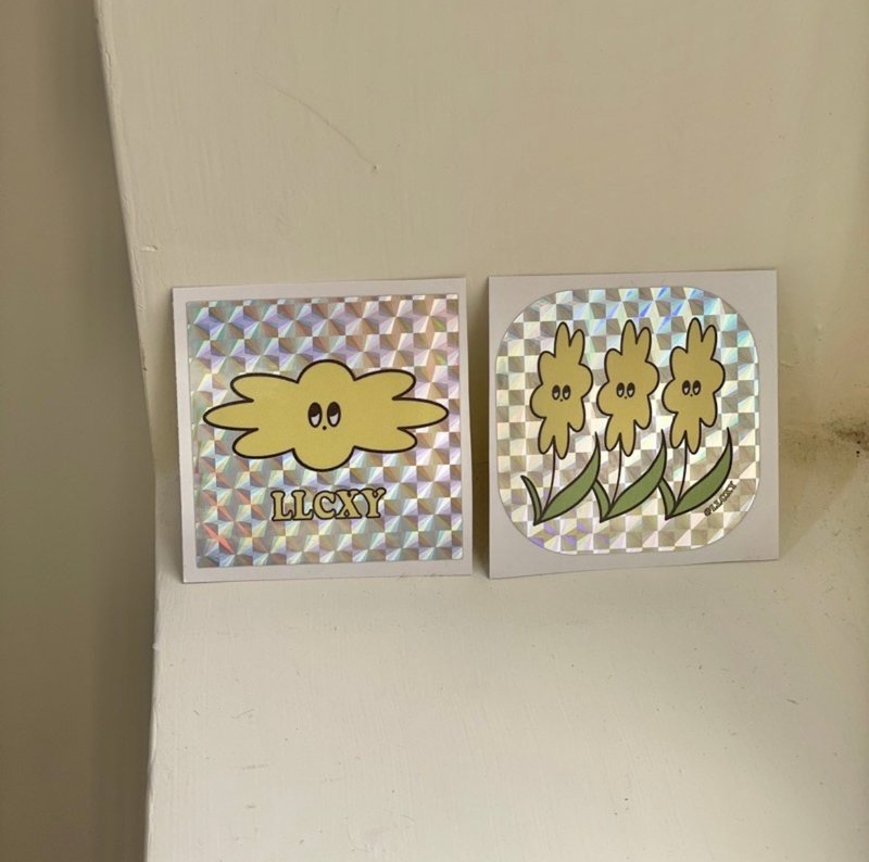 LLCXY Stickers  雷射贴 - 贴纸 - 塑料 
